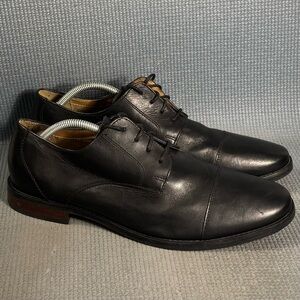 Florsheim Men’s Matera Black Leather Cap Toe Oxford Dress‎ Shoes Size 10